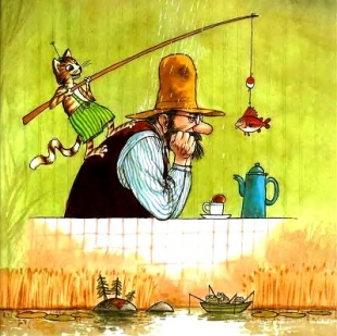 Петсон грустит -