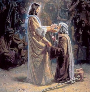 Как Христос вылечил слепого человека - 