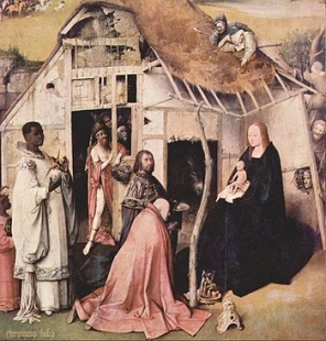 Пастухи приходят к младенцу - 